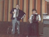 Baldoni Demo; This was taken in Grand Rapids, MI in the mid 80's. My Dad & I were demonstrating the new Baldoni accordion's and electronic's.