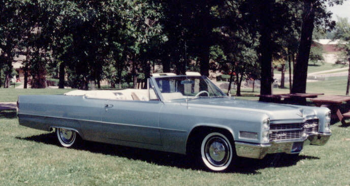 This is a 1966 Cadillac DeVille convertible and one of my favorites My Mom