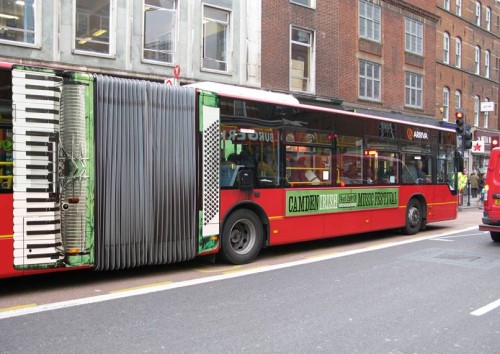 accordion bus